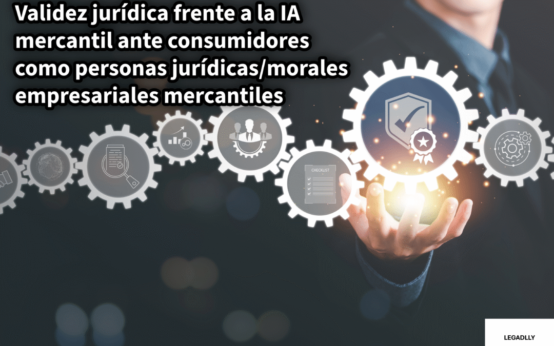 Validez jurídica de la IA mercantil ante consumidores como personas jurídicas, morales, empresariales mercantiles – LEGADLLY