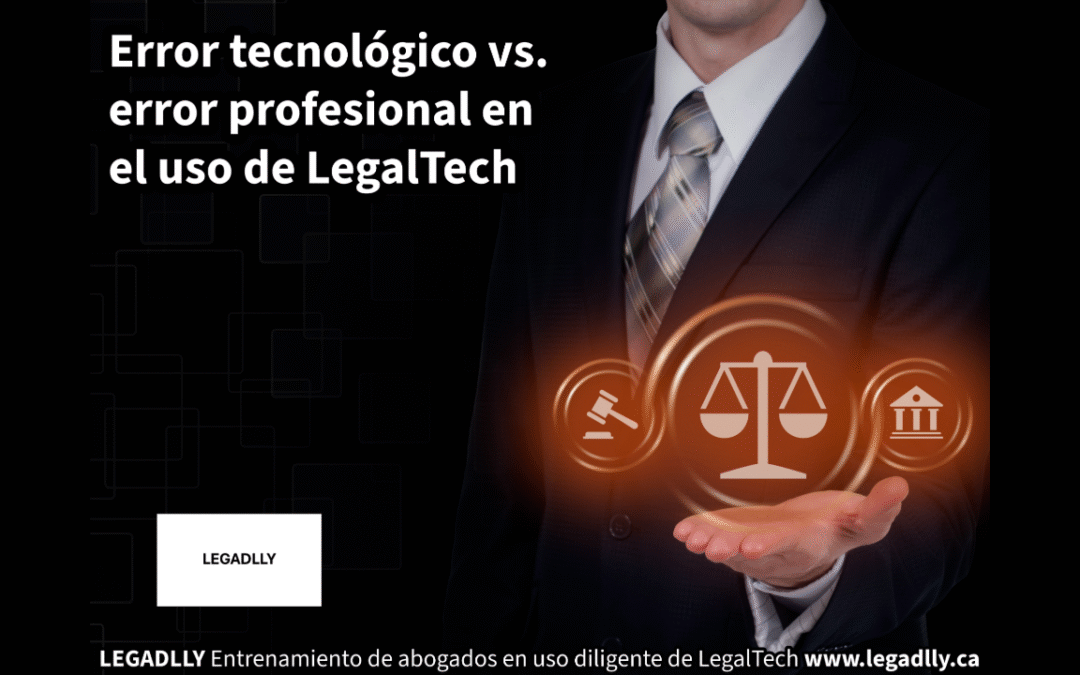 Vídeo: Error tecnológico vs. error profesional en el uso de LegalTech – LEGADLLY